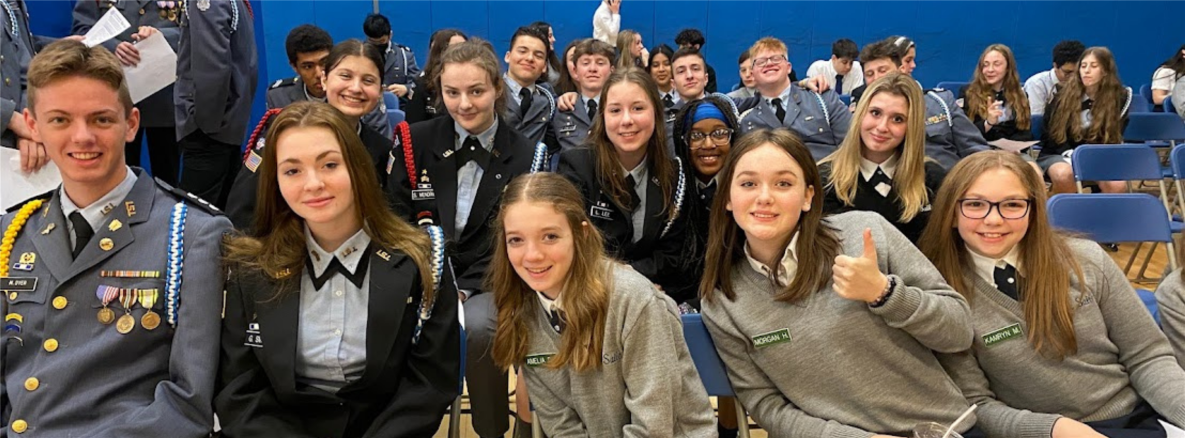 Students in the gym